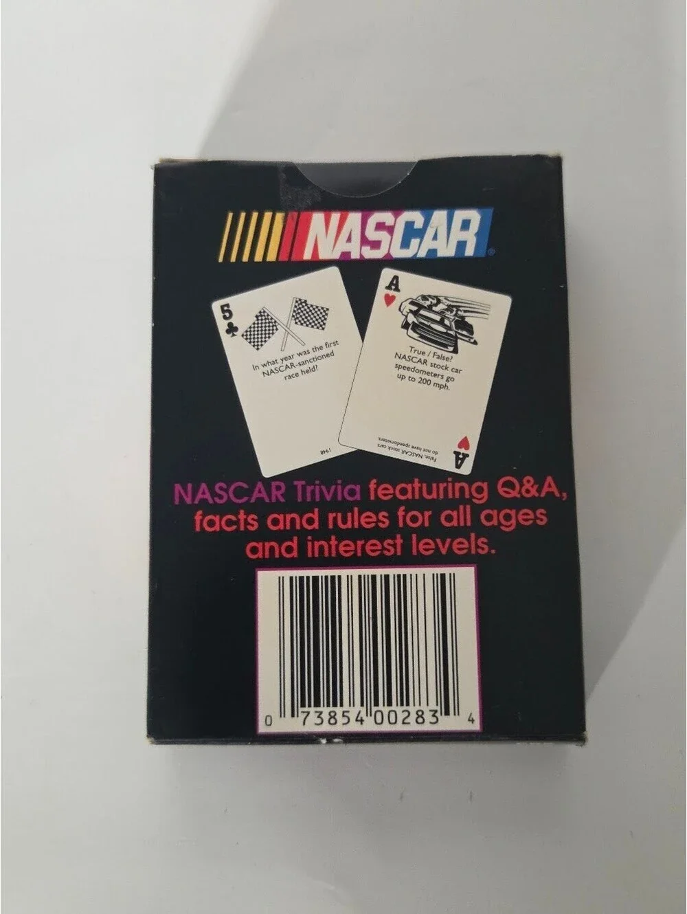 NASCAR Playing Cards Bicycle Sports Collection Vintage Trivia Complete Deck